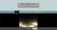 Desktop Screenshot of krimilady.de